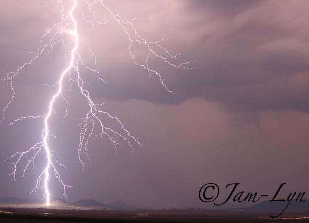 Jamie Lyons took this incredible shot just outside Nobby looking out towards Gatton.